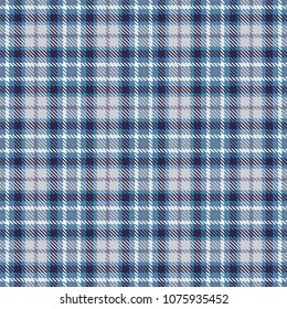 Tartan seamless vector pattern. Checkered plaid texture. Geometrical square background for fabric