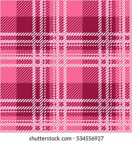 Tartan seamless vector patterns in gray-lilac colors