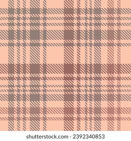 Tartan Soft Brown Checkered Plaid Seamless Pattern Fabric Texture
