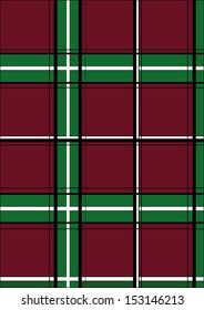 Tartan Style Background. Vector