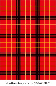 Tartan Style Background. Vector