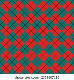 Tartan style Christmas for wallpaper, fabric, clothing,backdrop,texture, wrapping paper, notebook cover ,curtain,pillow case and stationary.