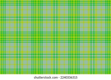 Tejidos de textura de tartán. Fondo vectorial sin inconvenientes. Compruebe el patrón textil de plástico en colores verde y pastel.
