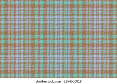 Tartan texture seamless. Pattern textile vector. Fabric plaid check background in light and orange colors.