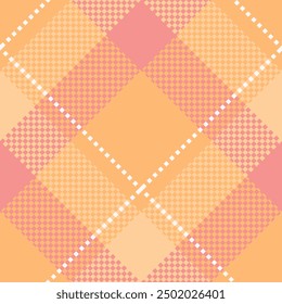 Tartan texture seamless pattern. Traditional Scottish checkered plaid ornament. Coloured geometric intersecting striped vector illustration.