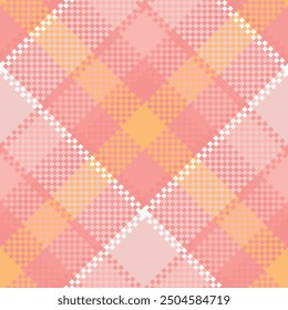 Tartan texture seamless pattern. Traditional Scottish checkered plaid ornament. Coloured geometric intersecting striped vector illustration.