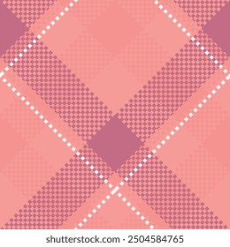 Tartan texture seamless pattern. Traditional Scottish checkered plaid ornament. Coloured geometric intersecting striped vector illustration.