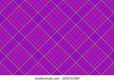Tartan texture seamless. Pattern vector plaid. Textile background check fabric in bright and pastel colors.