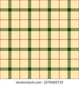 tartan textured plaid design, christmas checkered seamless pattern, winter wrapping paper vector template