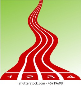 tartan track start