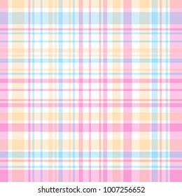 Tartan traditional checkered british fabric pattern