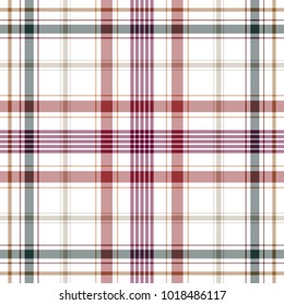 Tartan traditional checkered british fabric seamless pattern