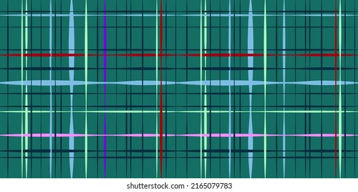 Tartan traditional checkered british fabric seamless pattern