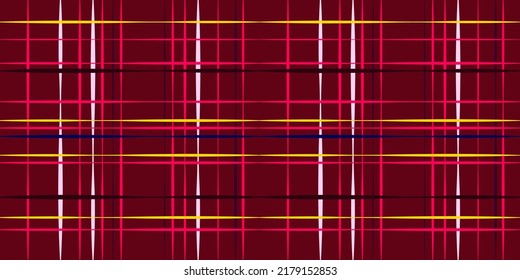 Tartan traditional checkered british fabric seamless pattern