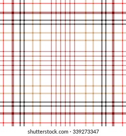 Tartan traditional checkered british fabric seamless pattern