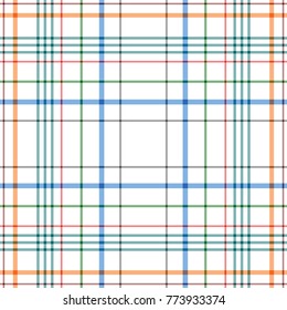 Tartan traditional checkered british fabric seamless pattern