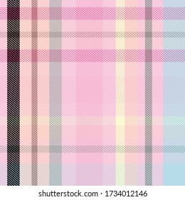 Tartan, Twill plaid seamless pattern abstract background illustration. Scottish style texture for textile print, wallpapers, shirt, fabric, wrapping paper. Vintage square geometric. - Vector