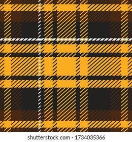 Tartan, Twill plaid seamless pattern abstract background illustration. Scottish style texture for textile print, wallpapers, shirt, fabric, wrapping paper. Vintage square geometric. - Vector