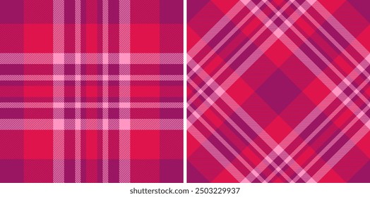 Tartan vector check of seamless pattern plaid with a background texture fabric textile. Set in novelty colours for buffalo fashion in rustic look.