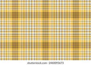 Tartan vector pattern of fabric textile check with a seamless background plaid texture in amber and sterling silver colors.