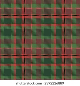 Tartan vs Plaids pattern seamless red green colour background.  Buffolo check flannel art design fo print fabric clots jacket kilt cotton fashion lumberjack