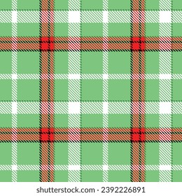 Tartan vs Plaids pattern seamless red green colour background.  Buffolo check flannel art design fo print fabric clots jacket kilt cotton fashion lumberjack