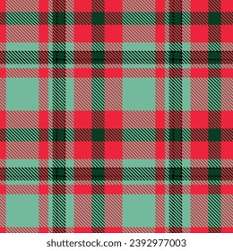 Tartan vs Plaids pattern seamless red green colour background.  Buffolo check flannel art design fo print fabric clots jacket kilt cotton fashion lumberjack 