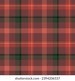 Tartan vs Plaids pattern seamless red green colour background.  Buffolo check flannel art design fo print fabric clots jacket kilt cotton fashion lumberjack 