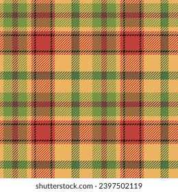 Tartan vs Plaids pattern seamless red green yellow colour background. Traditional Scottish Buffolo check flannel art design fo print fabric clots jacket kilt cotton fashion lumberjack tablecloth