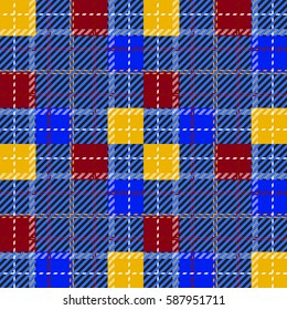 Tartan100.Vector illustration