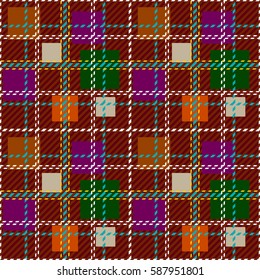 Tartan105.Vector illustration
