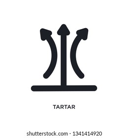tartar isolated icon. simple element illustration from zodiac concept icons. tartar editable logo sign symbol design on white background. can be use for web and mobile