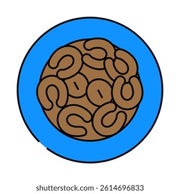 tarte tatin french cuisine line icon vector. tarte tatin french cuisine sign. isolated symbol illustration