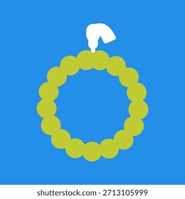 Icono gráfico de Vector creativo Tasbih