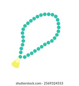 Tasbih for dhikr illustration for your ramadan or islamic design. Ramadan element. Islamic element