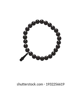 Tasbih icon design. vector illustration