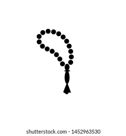 tasbih icon, illustration design template