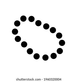 tasbih icon or logo isolated sign symbol vector illustration - high quality black style vector icons

