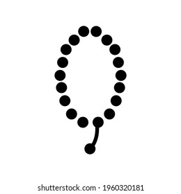 tasbih icon or logo isolated sign symbol vector illustration - high quality black style vector icons
