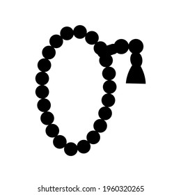 tasbih icon or logo isolated sign symbol vector illustration - high quality black style vector icons

