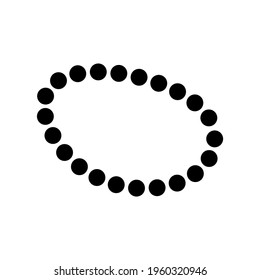 tasbih icon or logo isolated sign symbol vector illustration - high quality black style vector icons
