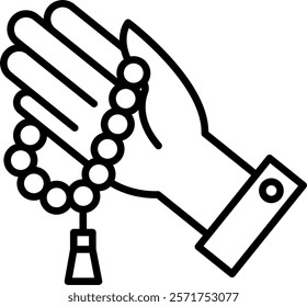 Tasbih Icon Symbol Art Sign