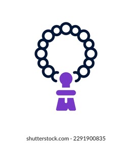 icono de tasbih para tu diseño de sitio web, logotipo, aplicación, interfaz de usuario.