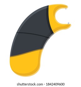 Icono de la batería del indicador. Dibujo del icono del vector de batería del taser para el diseño web aislado en fondo blanco