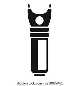 Taser electricity icon simple vector. Gun stun. Shock electric