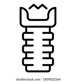 Taser electroshock icon. Outline taser electroshock vector icon for web design isolated on white background