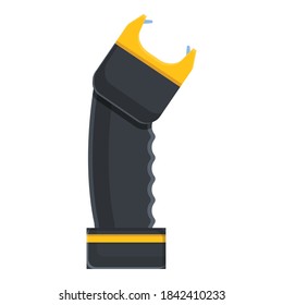 Taser Equipment Symbol. Cartoon der Taserausrüstung, Vektorsymbol für Webdesign einzeln auf weißem Hintergrund