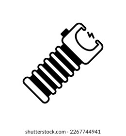 Icono de avance en vector. Logotipo