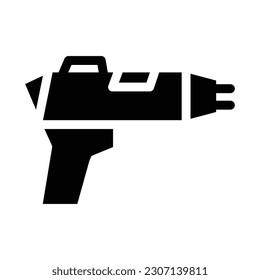 taser line icon illustration vector graphic 