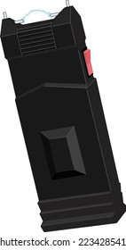 Ilustración del vector de pistolas paralizantes